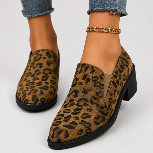 Angélique™ Leopard Print Moccasins