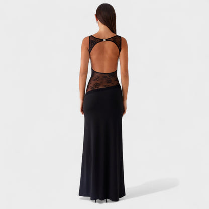 Lucinda - Elegant Long Lace Gown