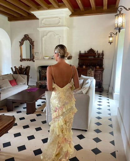 Julieta - Ruffled Maxi Dress