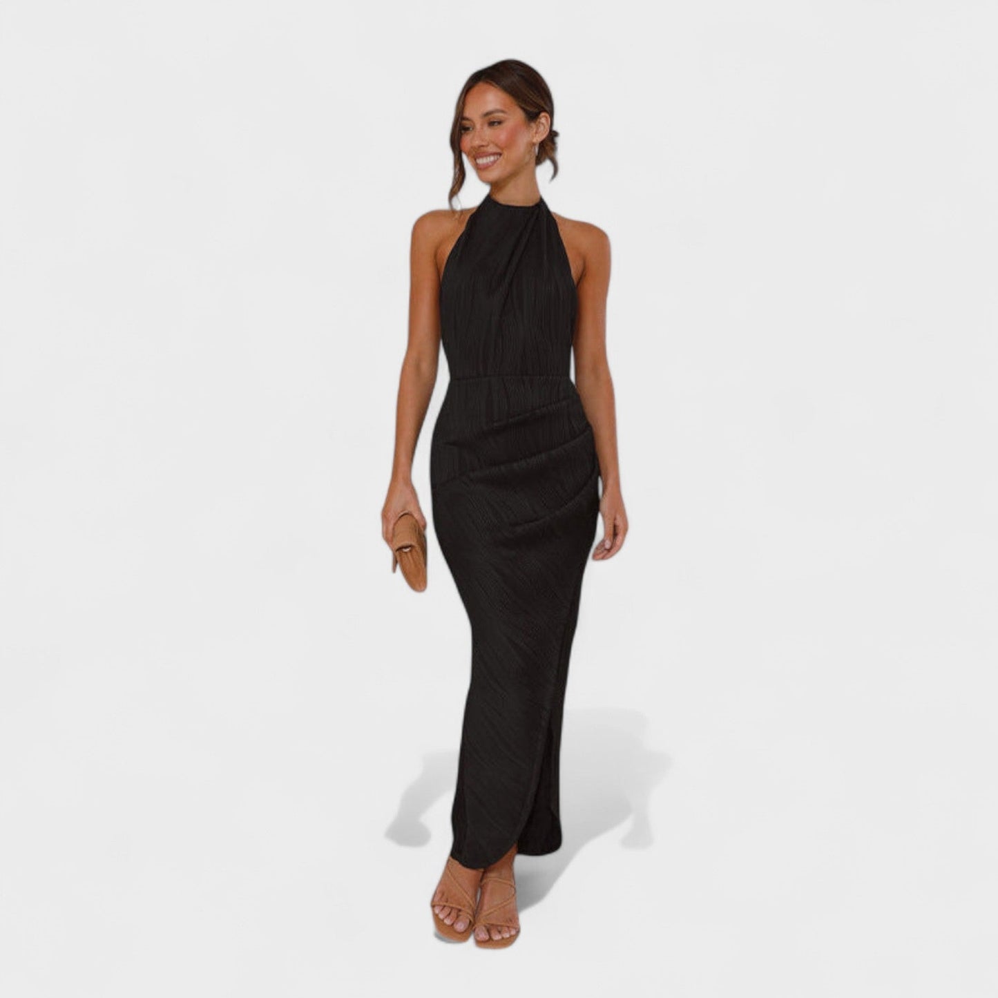 Camila - Pleated Maxi Dress