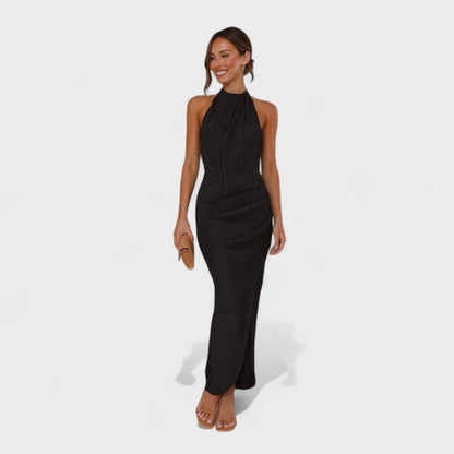 Camila - Pleated Maxi Dress