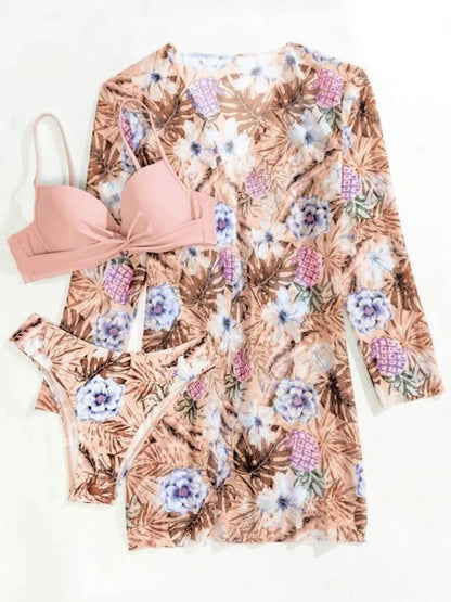Lila | Printed Swimsuit Set