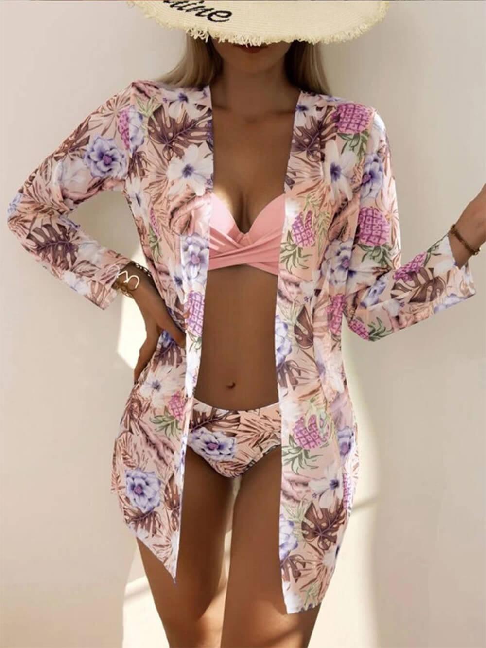 Lila | Printed Swimsuit Set
