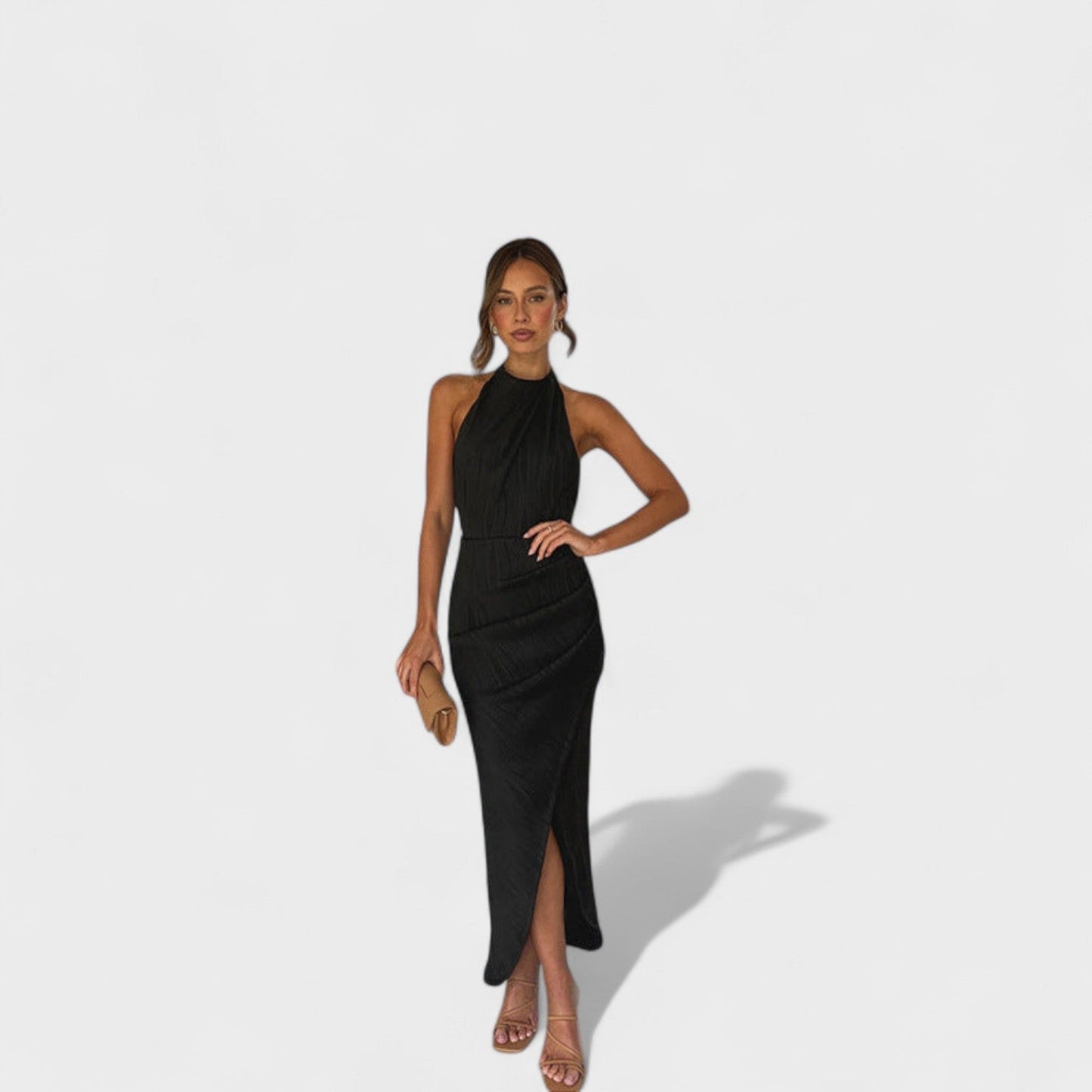Camila - Pleated Maxi Dress