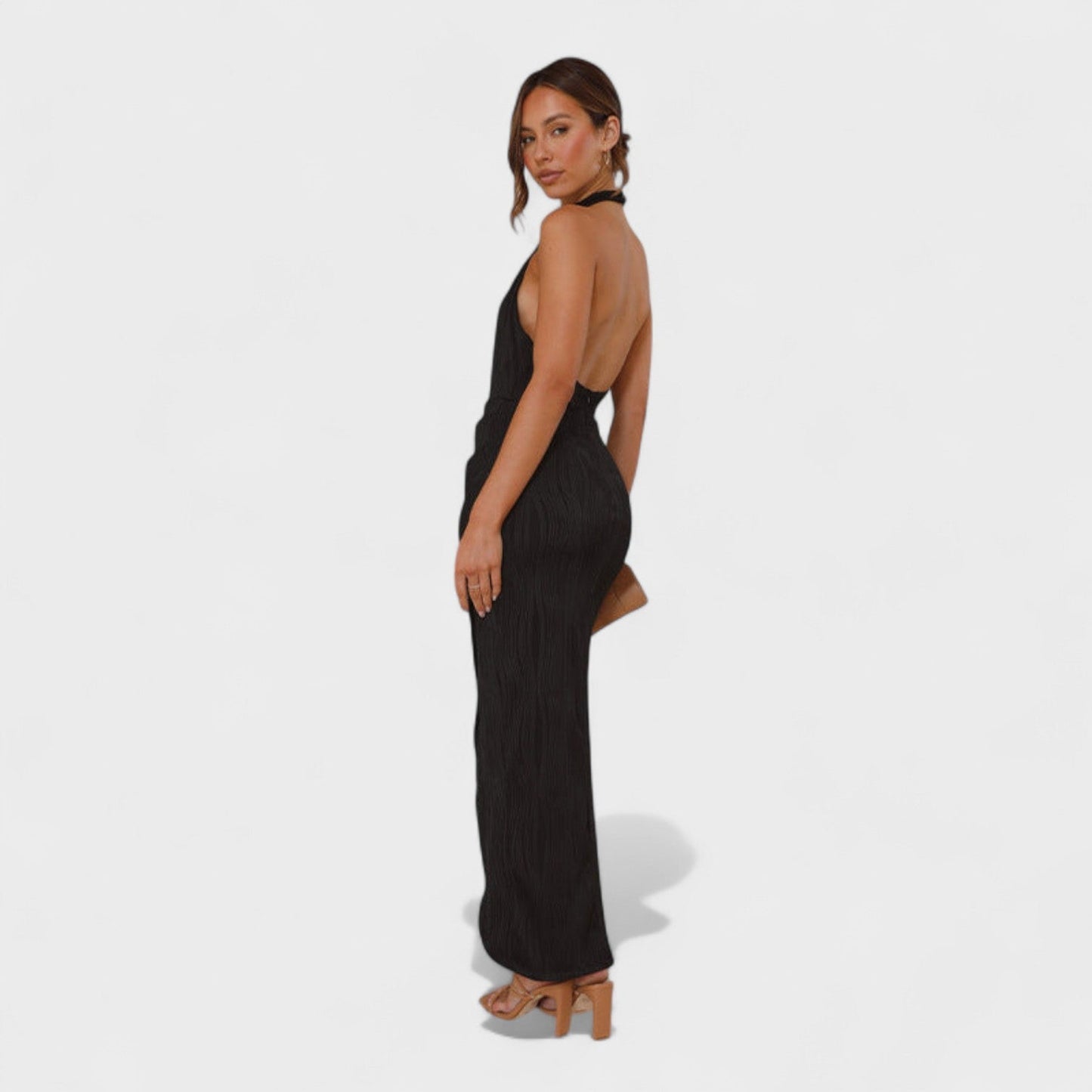 Camila - Pleated Maxi Dress