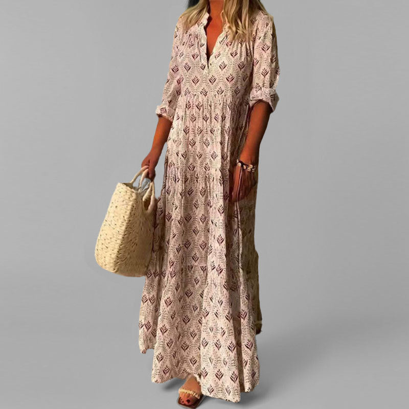 Eduarda - Classic Vintage Maxi Dress