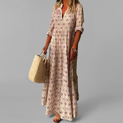 Eduarda - Classic Vintage Maxi Dress