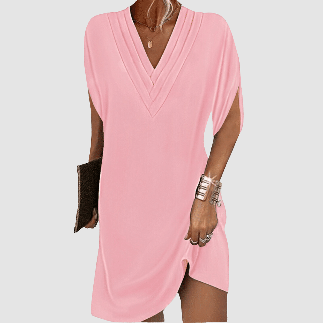 Alysa™ | Elegant Dress with Half Sleeves