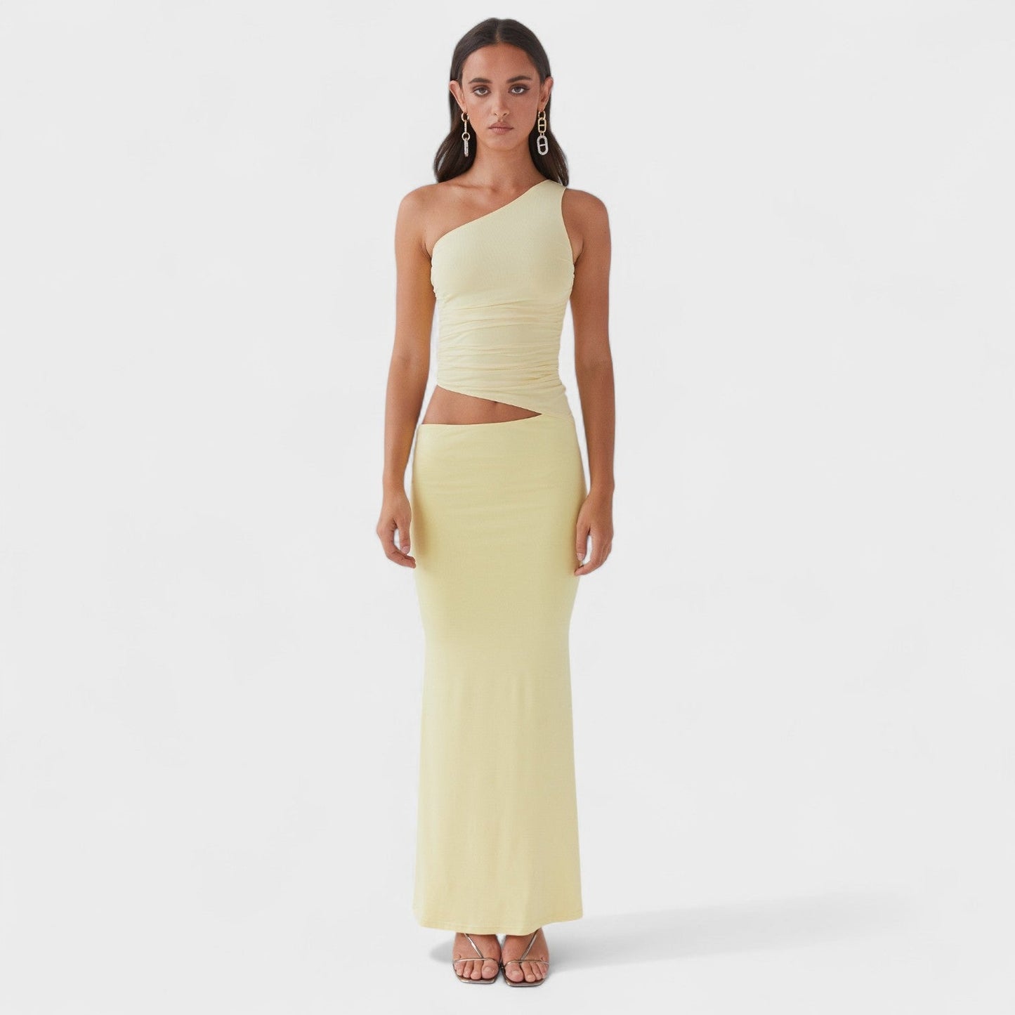 Seranella - Asymmetrical Long Dress