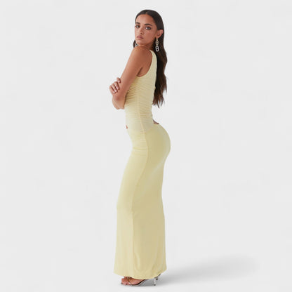 Seranella - Asymmetrical Long Dress