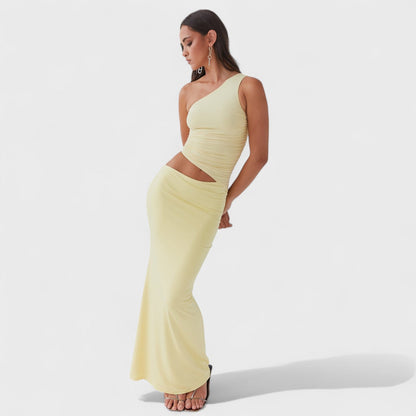 Seranella - Asymmetrical Long Dress