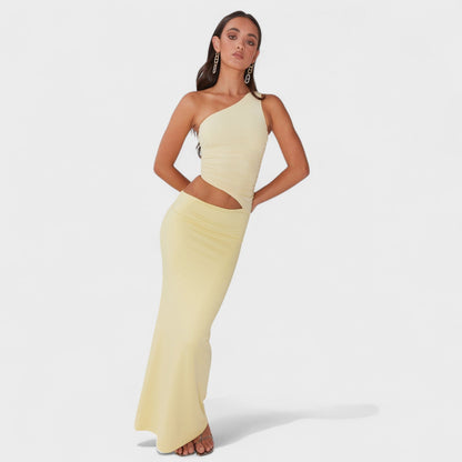 Seranella - Asymmetrical Long Dress
