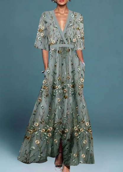 Rute - Chic Floral Maxi Dress
