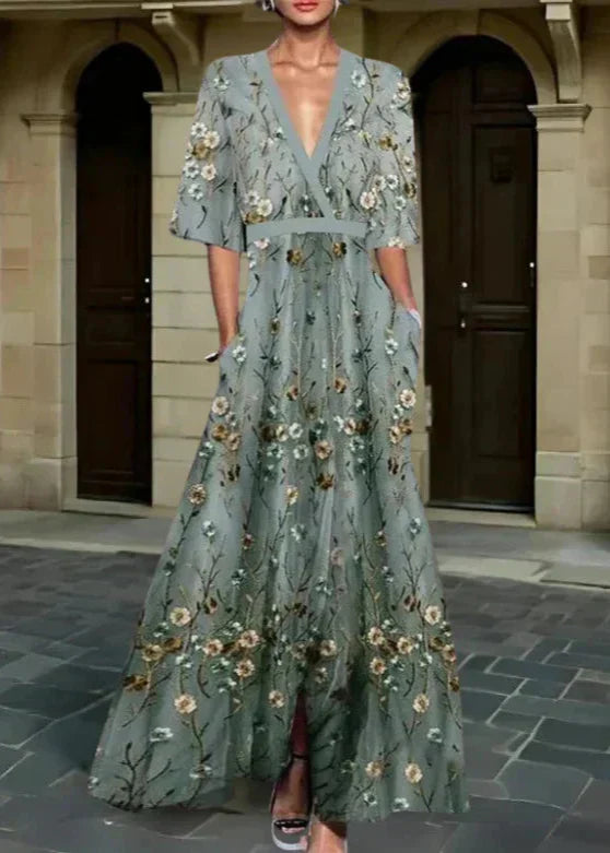 Rute - Chic Floral Maxi Dress