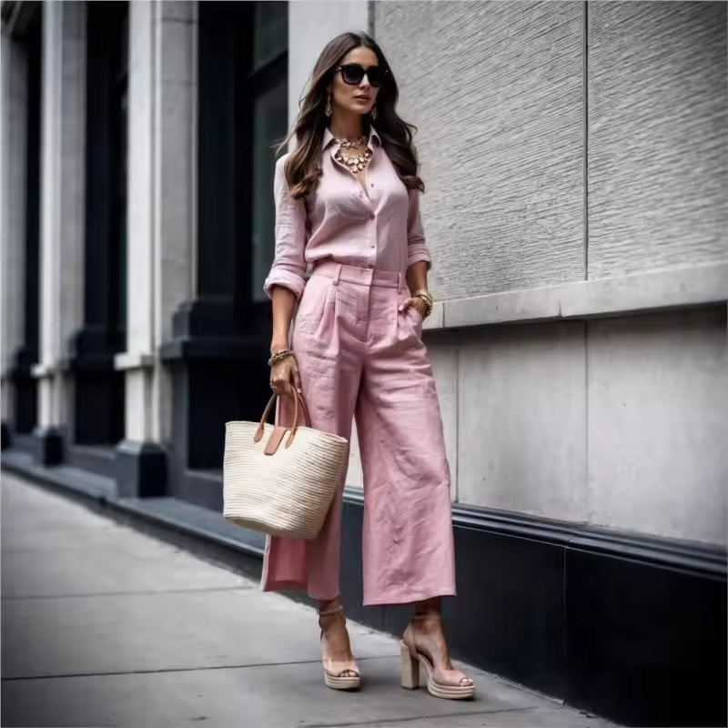Noor™ || Loose-fitting set with pants