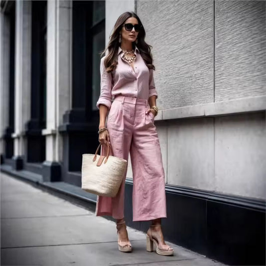 Noor™ || Loose-fitting set with pants