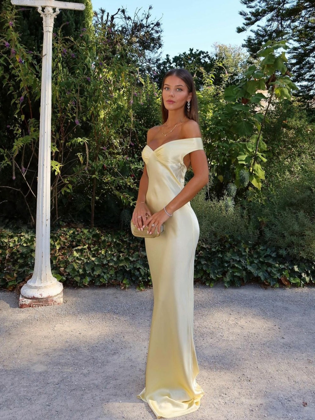 Bárbara - Long Satin Dress