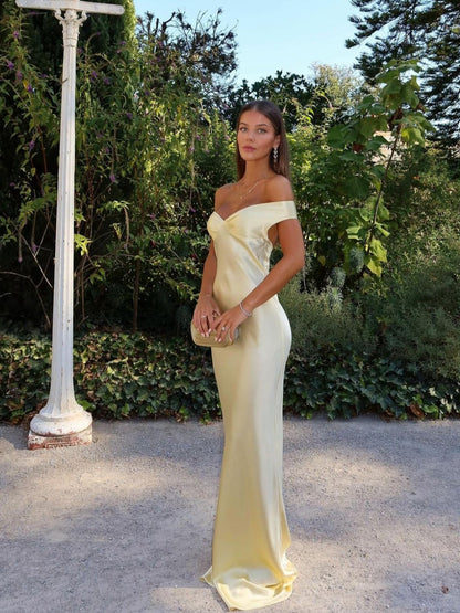 Bárbara - Long Satin Dress