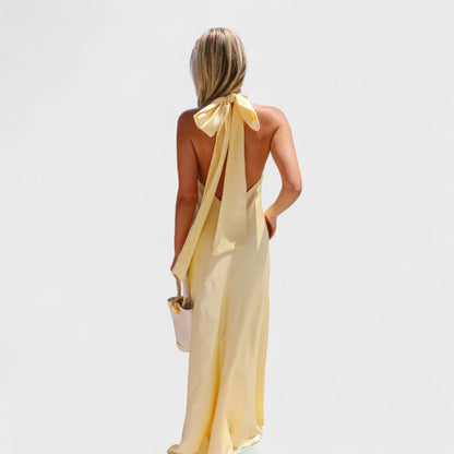 Martina - Satin Tie Dress