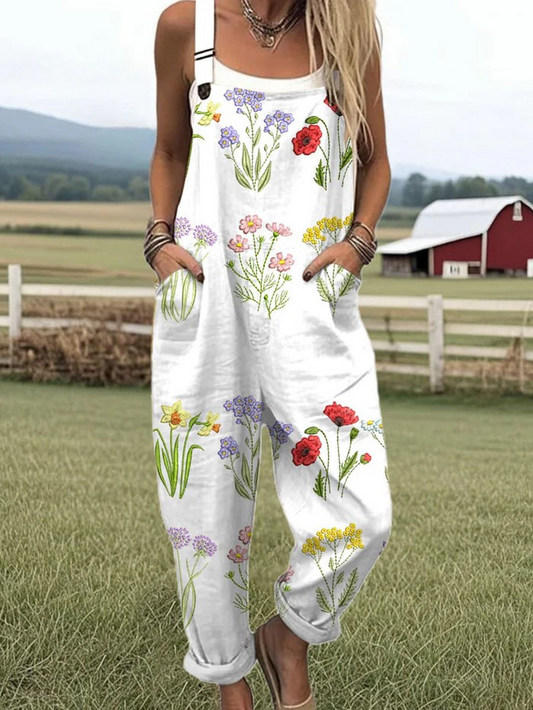 Samantha | Floral Jumpsuit