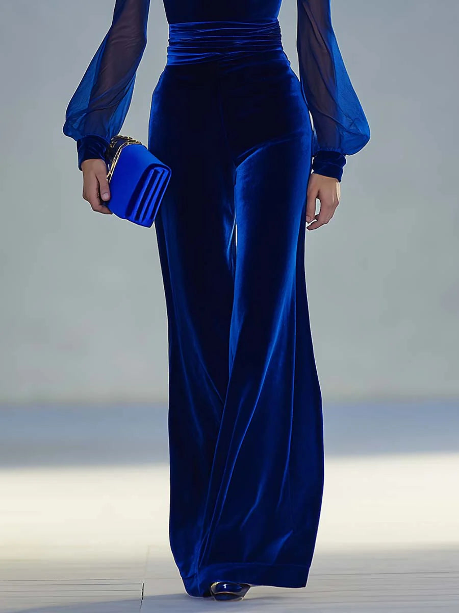 Celeste | Velvet Jumpsuit