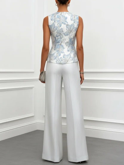 Sophia | Satin Camisole and Trousers Set