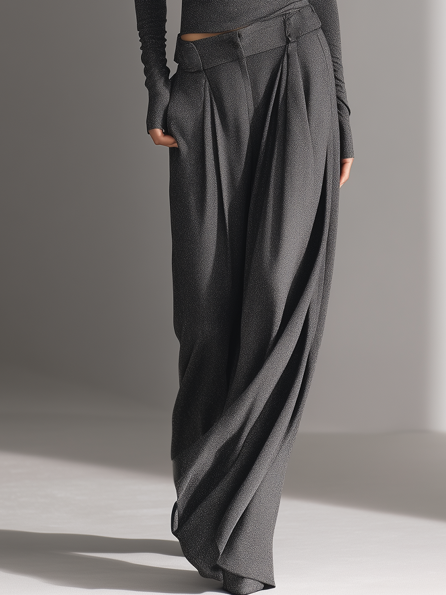 Samantha | Off-Shoulder Top and Wide-Leg Trousers Set