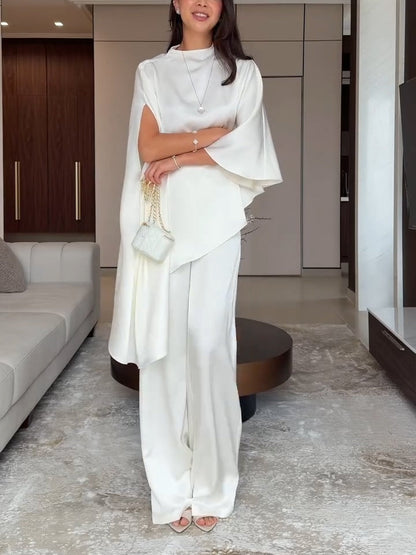 Samantha | Satin Top and Trousers Set