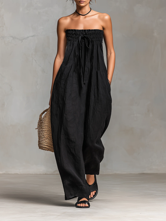 Lila | Strapless Jumpsuit