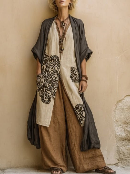 Zara | Tribal Pattern Three-piece Set