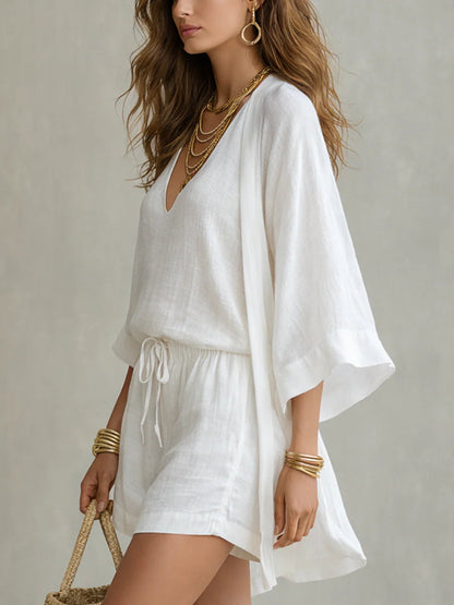Sophie | Cardigan and Shorts Set