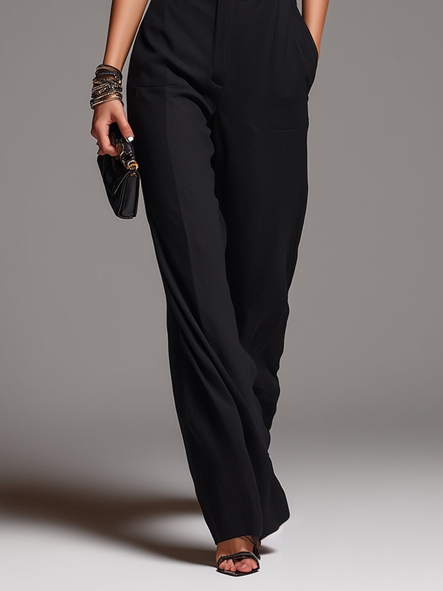 Celeste | Chiffon Blouse and Wide-Leg Trousers Set
