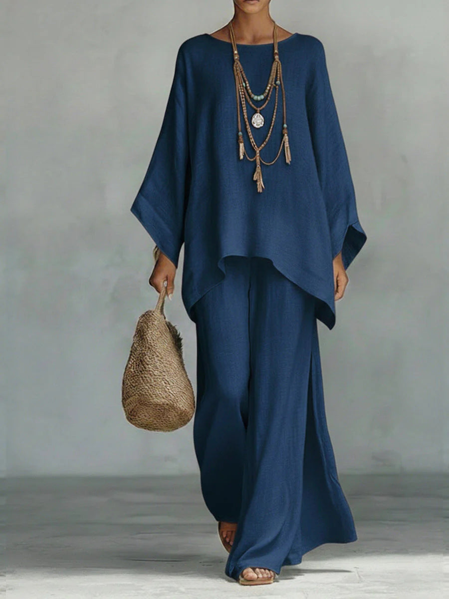 Lila | Flowy Top and Trousers Set