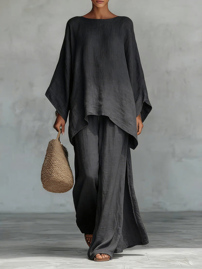 Lila | Flowy Top and Trousers Set