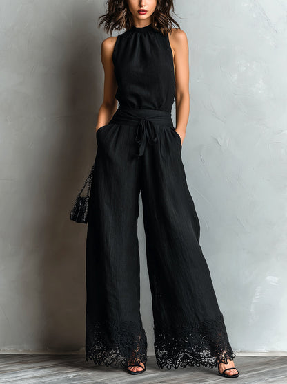 Lila | Halter Neck Vest Set
