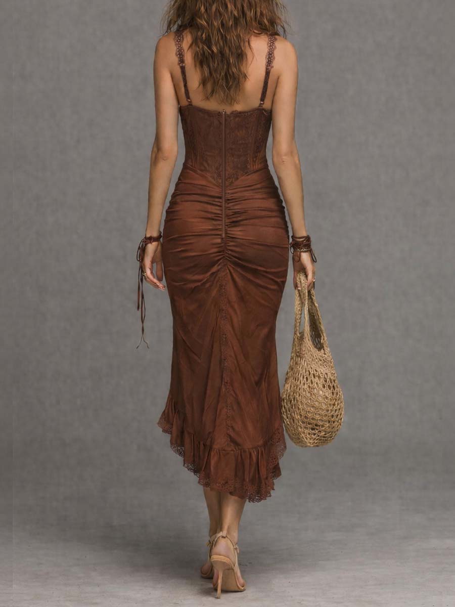Sienna | Corset Midi Dress