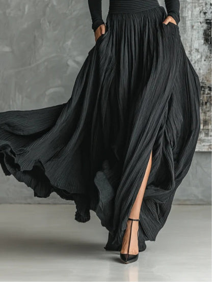 Eva™ || Elegant set with pleated skirt