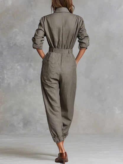 Liam | Cotton and Linen Jumpsuit