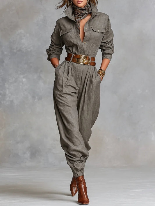 Liam | Cotton and Linen Jumpsuit
