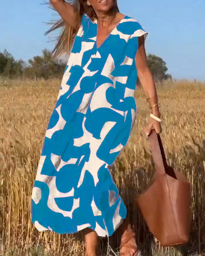 Kendall™ | Relaxed Abstract Dress