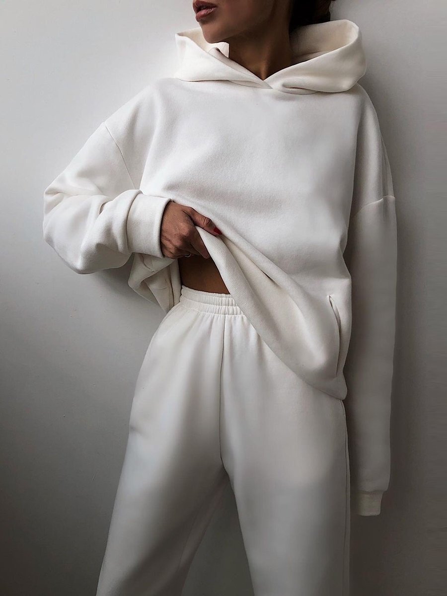 Sofia | Casual Hooded Two-Piece Suit