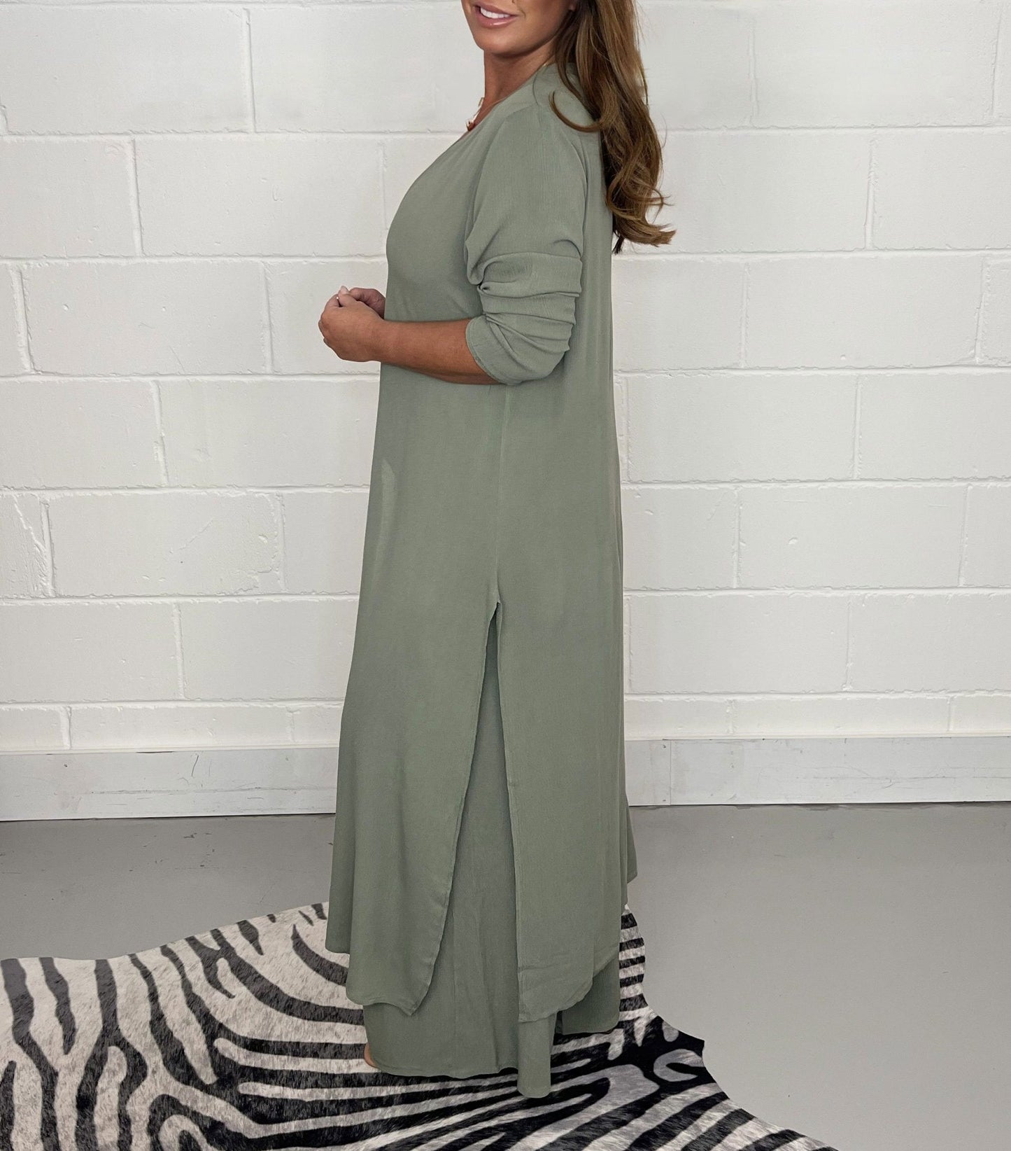Sofia | Casual Long Top and Matching Trousers Set