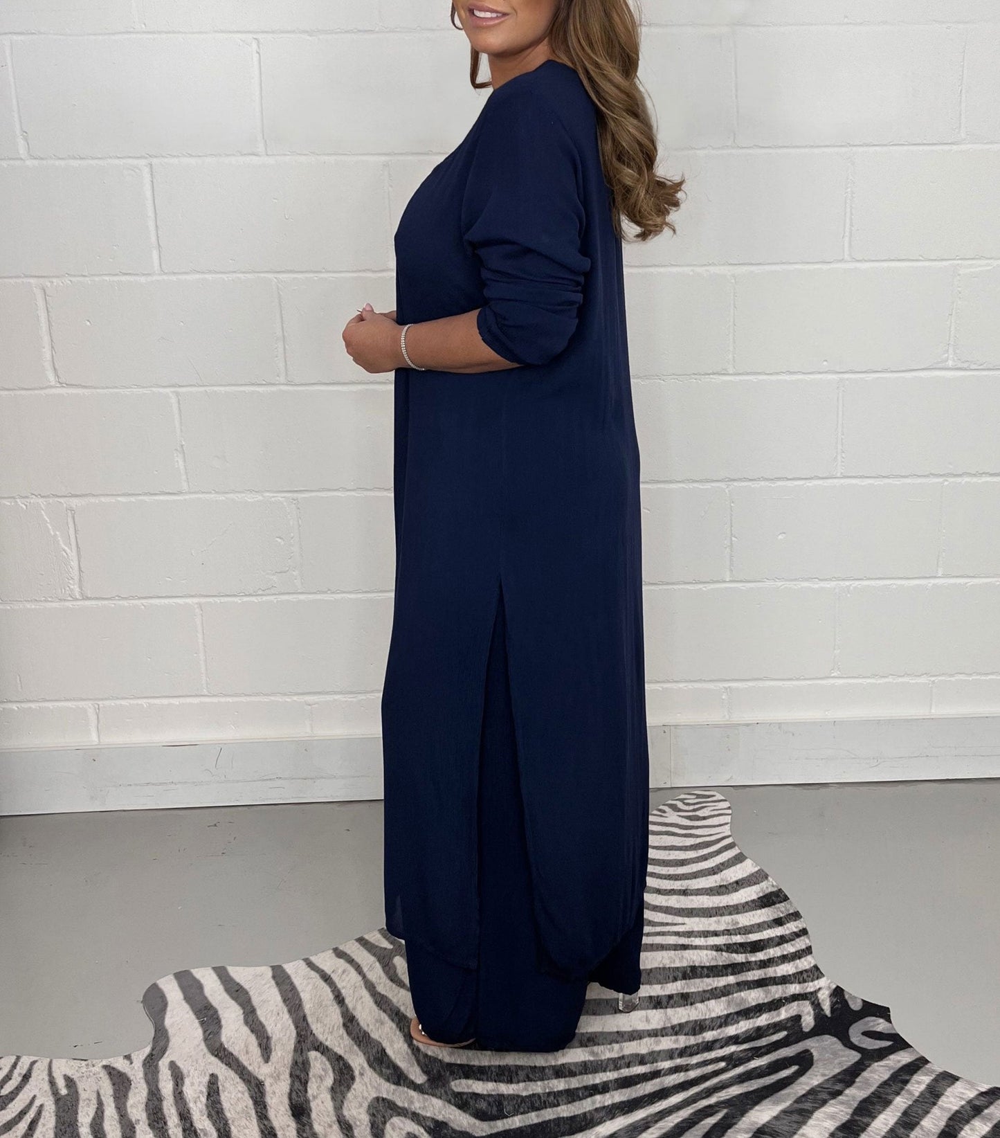 Sofia | Casual Long Top and Matching Trousers Set