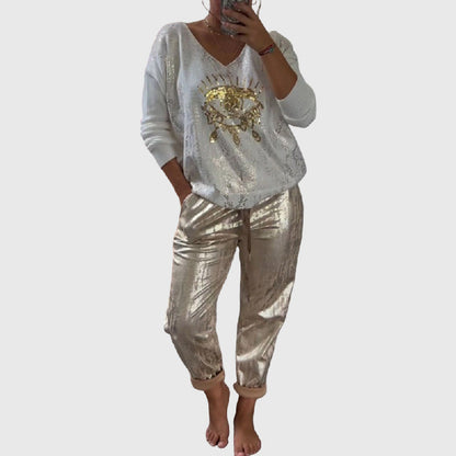 Arlise - Elegant Casual Two-Piece Set