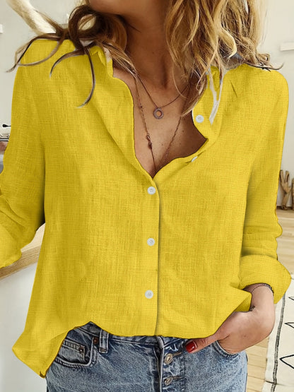 Janet™ | Solid Casual Loose Blouse