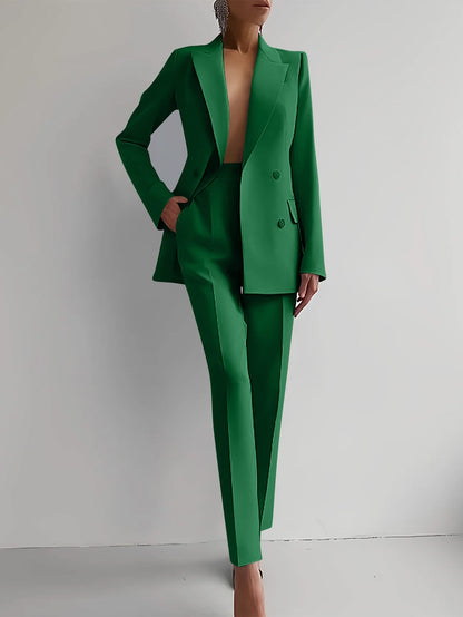 Sofia | Blazer & High Waist Trousers Set
