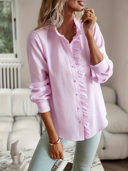 Patricia™ | Elegant Stripe Blouse