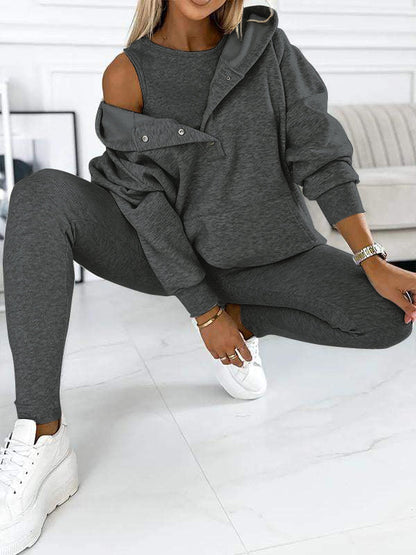 Sophie | Three-Piece Sweatshirt Set