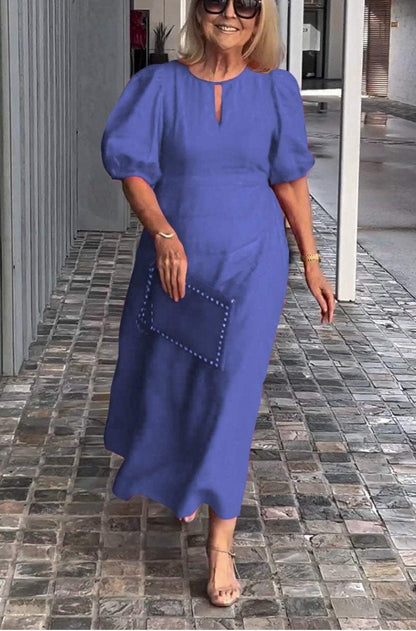 Juliana™ | Elegant Puff-Sleeve Dress