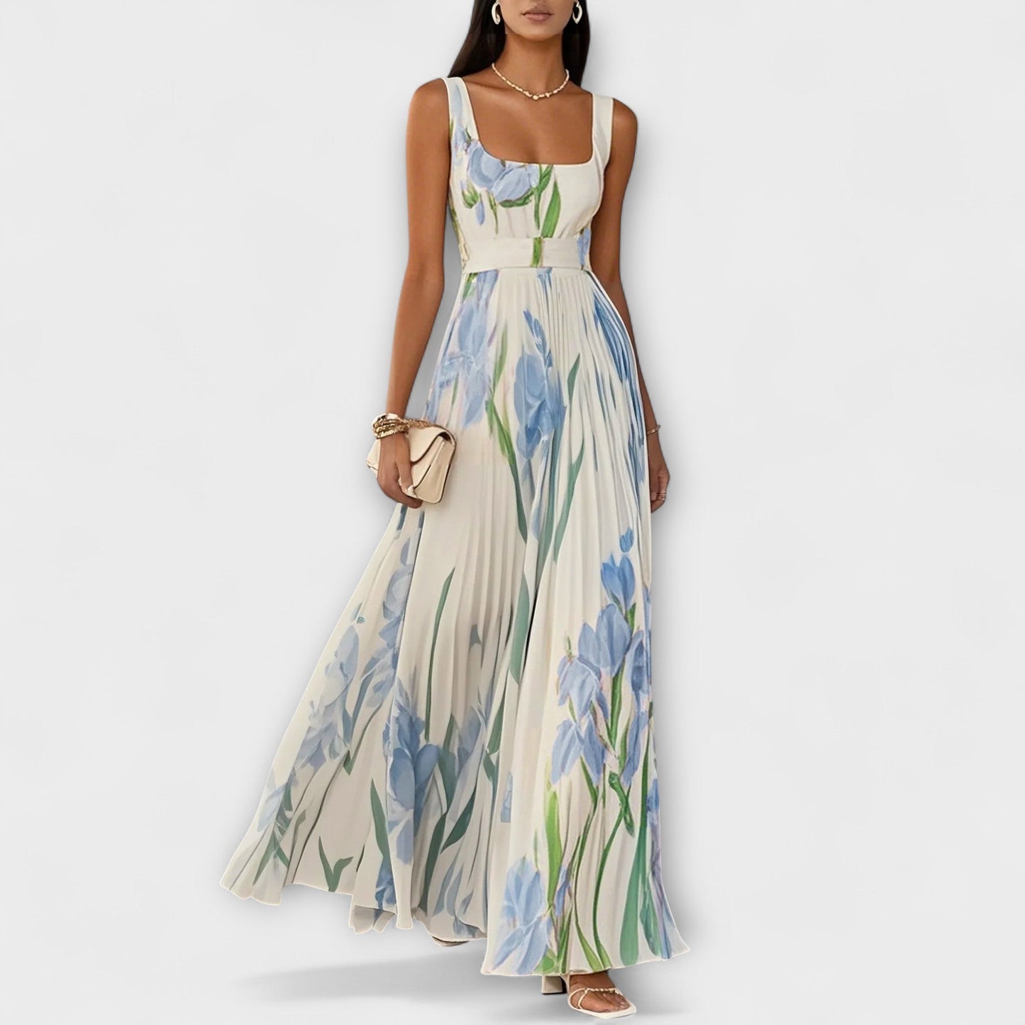 Penelope - Long Chiffon Maxi Dress